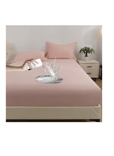 ملاءات سرير فاخرة ناعمة من فندق بيج، مقاس كينج، ملاءة مقاومة للماء، واقي مرتبة مانع للانزلاق، غطاء سرير لغرفة نوم كبار السن والأطفال