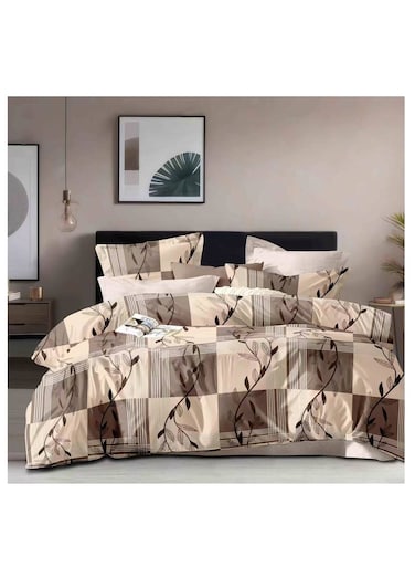 Generic 6Pcs Bedding Set Solid Color Luxury Bedding Duvet Cover Set King Size Bed Set