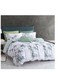Generic Flowers Multi Coloured Bedding Duvet Cover Set 100% Cotton 200 Thread Count Quilt Covers Double King Super King Bed Size Grey