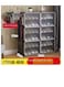 Generic Multilayer Simple Shoe Cabinet DIY Assembled Space-Saving Shoe Organizer Shelf Home Dorm Storage Closet Dustproof Shoes Rack Box