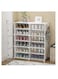 Generic Multilayer Simple Shoe Cabinet DIY Assembled Space-Saving Shoe Organizer Shelf Home Dorm Storage Closet Dustproof Shoes Rack Box