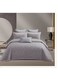 Baig King Size 6 Piece Duvet Cover Set Contemporary Leaf Print Bedding Sets, Smooth Cotton Material Modern Geometric Print