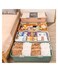Baig Large Rolling Under Bed Storage Bin With Wheels, Sliding Underbed Plastic Containers With Lid，Organizer For Clothes
