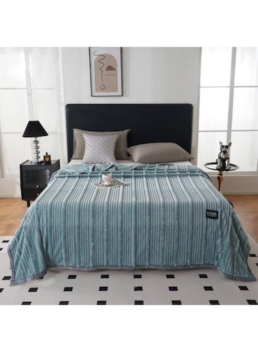 Baig Luxury Soft Flannel Blanket - Warm &amp; Cozy Double Layer Comfort, 200 X 230cm