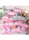 Generic Single Size Duvet Cover Sets Classic Pattern Bedding Cover Set (1 Duvet Cover 160 * 210cm +Fitted Bed Sheet 120X200 * 30cm +2 Pillowcases)