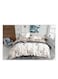 Baig King Soft And Breathable 6-Piece Bedding Set Duvet Cover Striped Bedding Set With Fitted Bedsheet 220*240cm