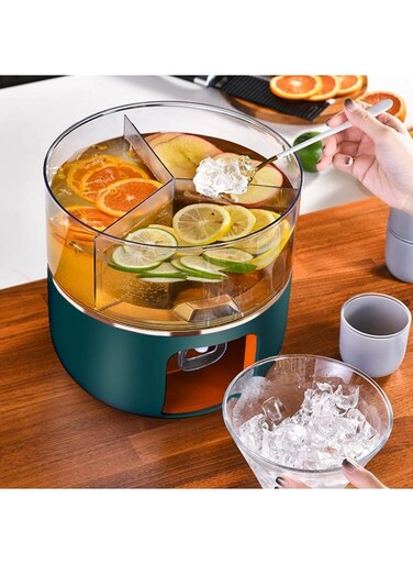 دلو بلاستيكي خاص من بيج مزود بصنبور، ثلاجة للمشروبات الباردة والعصائر، مثالي للاستخدام في الحفلات