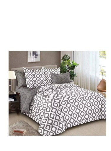 طقم بيج مكون من 4 قطع، لحاف مفرد للأطفال - خفيف الوزن، قابل للغسل في الغسالة، بنقوش لطيفة، 160 × 210 سم