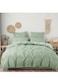 طقم ملاءات سرير وغطاء لحاف من بيج، 6 قطع، مقاس كينج - 220×240 سم - ناعم ومريح وأنيق (AC-1)