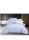 طقم ملاءات سرير وغطاء لحاف من بيج، 6 قطع، مقاس كينج - 220×240 سم - ناعم ومريح وأنيق (AC-1)