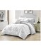 طقم ملاءات سرير وغطاء لحاف من بيج، 6 قطع، مقاس كينج - 220×240 سم - ناعم ومريح وأنيق (AC-1)
