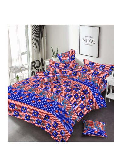 طقم لحاف بيج جديد بشخصيات كرتونية، مقاس مفرد، طقم لحاف ثابت للأطفال برسومات أنمي كرتونية، 4 قطع