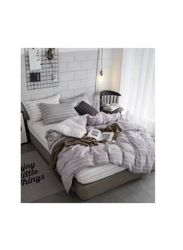 طقم مفروشات سرير نورديك مفردة عامة، ملاءات سرير فاخرة للأطفال، لحاف مع غطاء ثابت، أطقم لحاف قطنية ناعمة