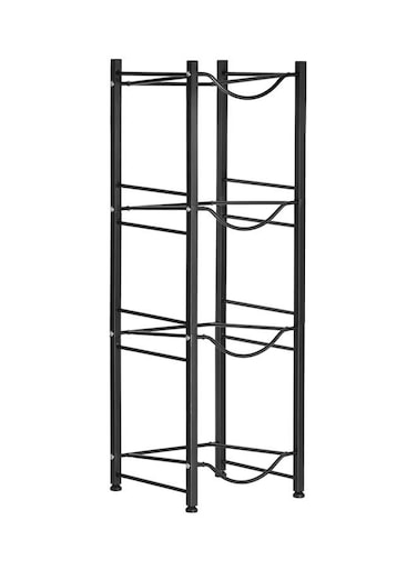Generic 4-Tier Water Jug Holder Rack Black 13.39X40.94X13.07Inch