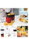 Generic Double Citrus Juicer 2 In 1 Citrus Juicer With Dual Squeezer Technology One Touch Built-In Citrus Slicer 90 Watts