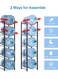 Generic Water Cooler Jug Rack Bottles, 5 Gallon Water Bottle Storage Rack Heavy Duty, With Floor Protection For Home, Office