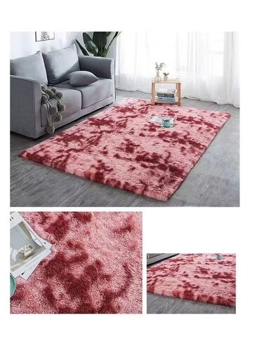 Baig Soft Touch Area Rug Bedroom Anti-Skid Yoga Carpet Shaggy Rugs Fluffy Motley Tie-Dye Carpets