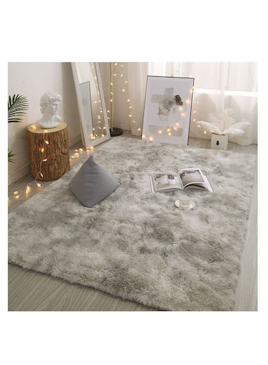 Baig Soft Touch Area Rug Bedroom Anti-Skid Yoga Carpet Shaggy Rugs Fluffy Motley Tie-Dye Carpets
