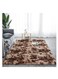 Generic Carpet For Living Room Plush Rug Children Bed Room Fluffy Floor Carpets Window Bedside Home Decor Rugs Soft Brown Size: 160*210cm
