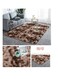Generic Carpet For Living Room Plush Rug Children Bed Room Fluffy Floor Carpets Window Bedside Home Decor Rugs Soft Brown Size: 160*210cm