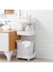Baig Plastic Laundry Basket Super Load-Bearing Dirty Clothes Basket Multi Layer Mbined Type Toy Storage Basket With Pulley