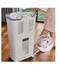 Baig Laundry Basket With Universal Wheels Hollow-Out Two-Way Rotating Laundry Basket, Plastic Extra Large Pulley, Household Storage Basket