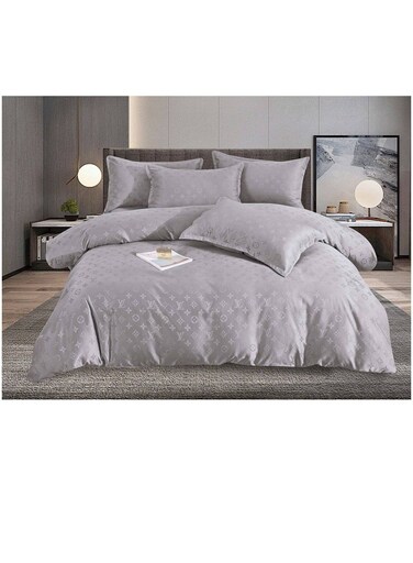 Baig 6-Piece King Silk Bedding Set - Includes Duvet Cover, Sheets &amp; Pillowcases