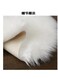 Baig 3Pcs Set, 1Pc Couch Carpet 180*60cm, 1Pc Half Couch Carpet 90*60cm, 1Pc Pillow With Filling 45*45cm, Soft Faux Fluffy Rugs Artificial Sheepskin Long Hair Carpet Floor Wool Fluffy Mat