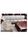 Baig 3Pcs Set, 1Pc Couch Carpet 180*60cm, 1Pc Half Couch Carpet 90*60cm, 1Pc Pillow With Filling 45*45cm, Soft Faux Fluffy Rugs Artificial Sheepskin Long Hair Carpet Floor Wool Fluffy Mat, Non Slip