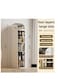 Baig Kitchen Plastic Storage Rack 18cm Narrow Cabinet Storage Shelf Drawers Closet Bathroom Organizer With Transparent Cover