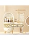 Generic Dressing Table Cosmetics Storage Box Jewelry Dustproof Drawer Home Skincare Storage Box With Mirror Multifunctional Storage