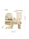 Generic Dressing Table Cosmetics Storage Box Jewelry Dustproof Drawer Home Skincare Storage Box With Mirror Multifunctional Storage
