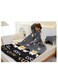 Generic Lazy Person Quilt With Sleeves Children's Kick Resistant Quilt Winter Single Person Wearable Multifunctional Sofa Pillow Quilt