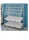 Baig Children's Toy Simple Storage Baby Photo Shelf Bookcase Iron Shelf Home Kindergarten Floor Multilayer Furniture Children Display