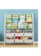 Baig Children's Toy Simple Storage Baby Photo Shelf Bookcase Iron Shelf Home Kindergarten Floor Multilayer Furniture Children Display