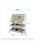 Baig Children's Toy Simple Storage Baby Photo Shelf Bookcase Iron Shelf Home Kindergarten Floor Multilayer Furniture Children Display