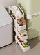 Baig Household Multi-Scene 4 Layer Storage Rack Movable Multifunctional Holder Shelf Kitchen Organizers Storage Rack