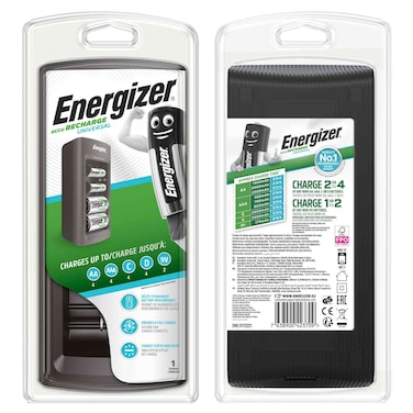 Energizer ACCU Recharge Universal Charger  Black