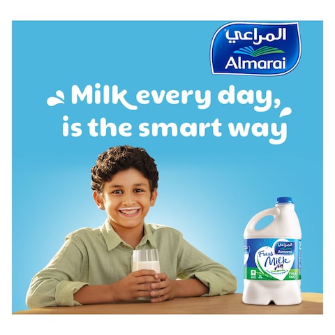المراعي حليب طازج كامل الدسم، 2 لتر