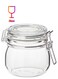 with lid, clear glass0.5 l