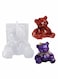 3D Bear Resin Mould Silicone Set Crystal Epoxy Casting Mold Handmade Gift Cake Candle Soap Jewelry Making Moulds for Craft DIY Crafts Decorations