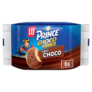 Prince Choco Prince Chocolate Covered Biscuit, 28.5g Pack of 6