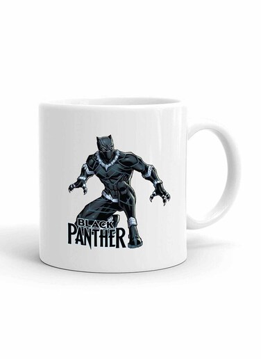 Your Wall Black Panther Movie Printed Ceramic Coffee Mug 325ml, Perfect Gifting by Spoil Your Wall