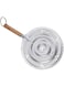 FabGood Heat Diffuser Simmer Ring with Wooden Handle, Simmer Plate Flame Diffuser, Cast Iron Induction Plate for Electric and Gas Stove - 21 cm.