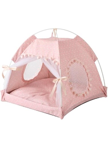 Camping Cat Tent Dogs Bed Pet Teepee For Dogs Kennel Indoor Cat Nest Cat Bed For Cat Puppy Cave Dogs House Lightweight Pet Nest Bed For Dogs Pet Nest Bed For Cats Foldable Lightweight Pet Tent Nest