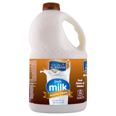 Al Rawabi Double Cream Milk, 2L