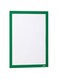 Durable DURAFRAME Self-Adhesive Magnetic Frame   A4 Format in Green   Pack of 2 Frames   Document Frame for Professional Internal Signage