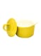 Sugar Pot With Lid Yellow 10.8centimeter