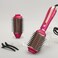 PrecisionWare Enzo EN-6216 Professional 2-In-1 Hair Straightener &amp; Hot Air Brush, Ionic Hair Dryer &amp; Styling Brush For Salon-Quality Results At Home - Intl Version - Pink