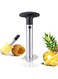 Latauar Pineapple Cutter Corer Slicer Peeler, Stainless Steel Slicer Stem Remover Cutter Tool - All in one Kitchen Gadget